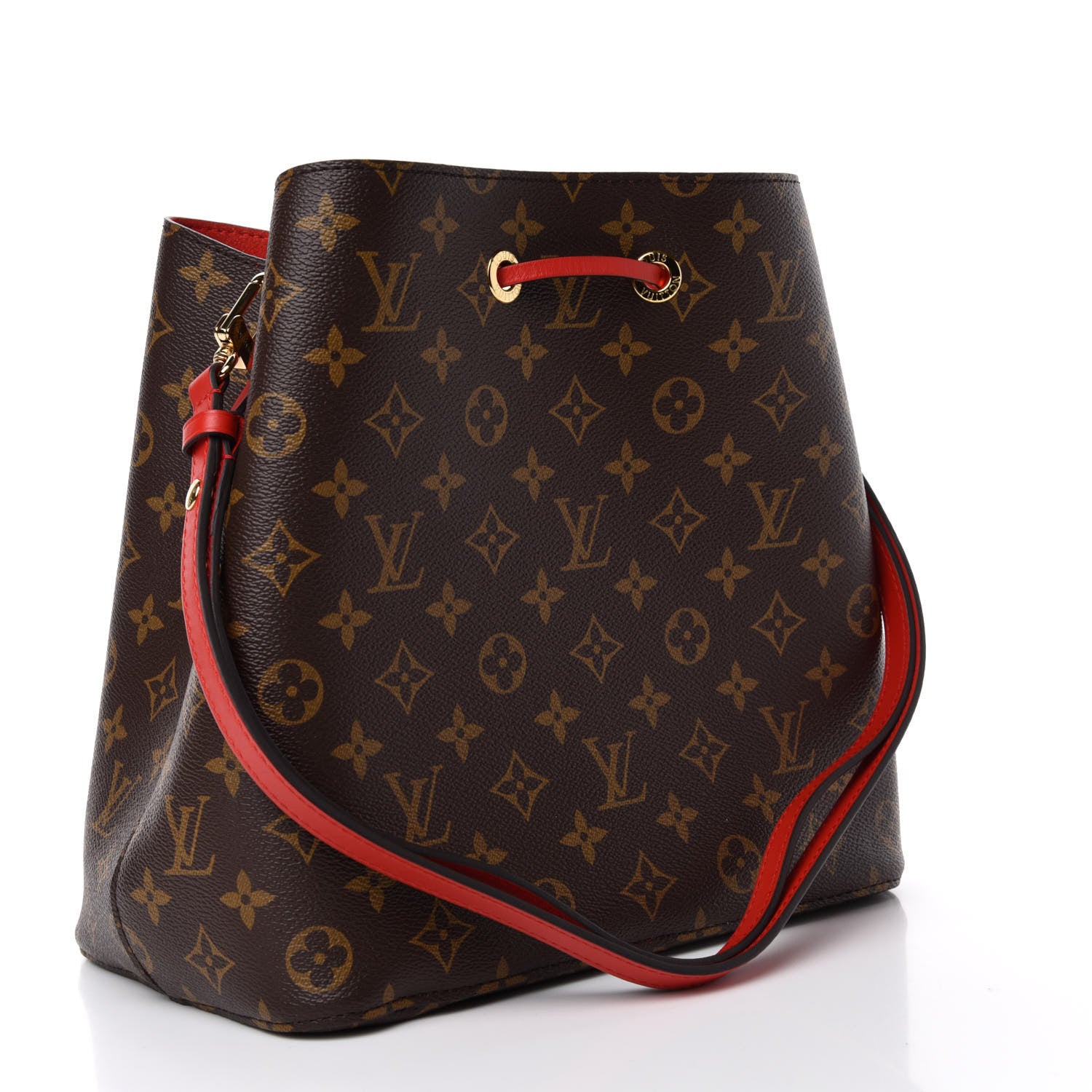 Louis Vuitton Monogram Neonoe MM Coquelicot 3 of 11