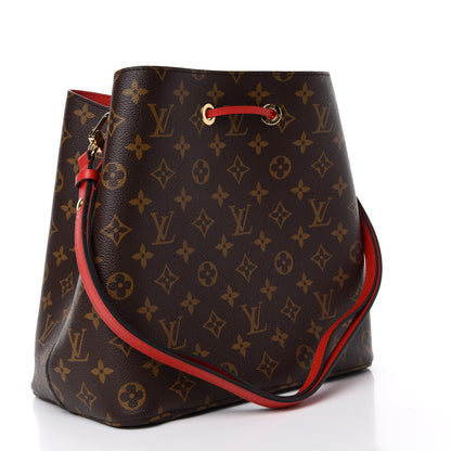 Louis Vuitton Monogram Neonoe MM Coquelicot 3 of 11