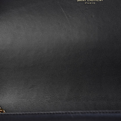 Saint Laurent Smooth Calfskin Medium Classic Monogram Kate Tassel Satchel Black 14 of 18
