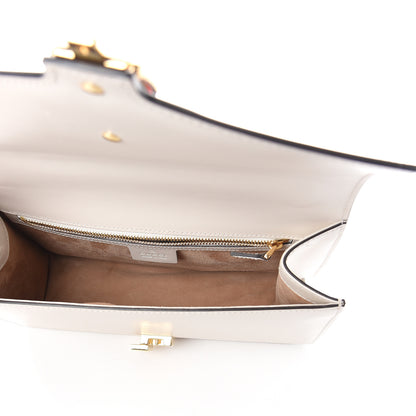 Gucci Calfskin Small Sylvie Shoulder Bag Off White 4 of 8