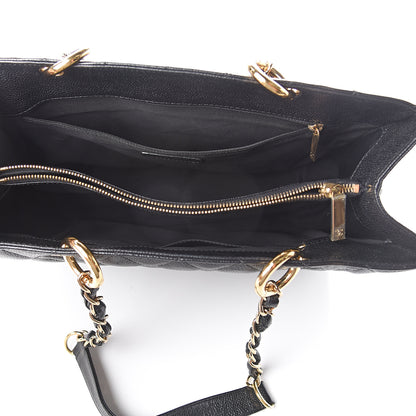 Chanel Caviar Quilted Grand Shopping Tote GST Black 4 of 9