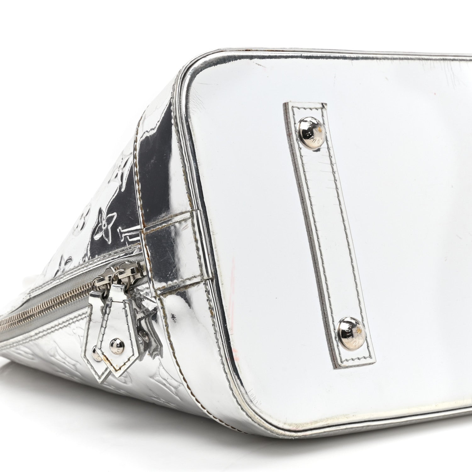 Louis Vuitton Monogram Miroir Alma MM Silver 8 of 20