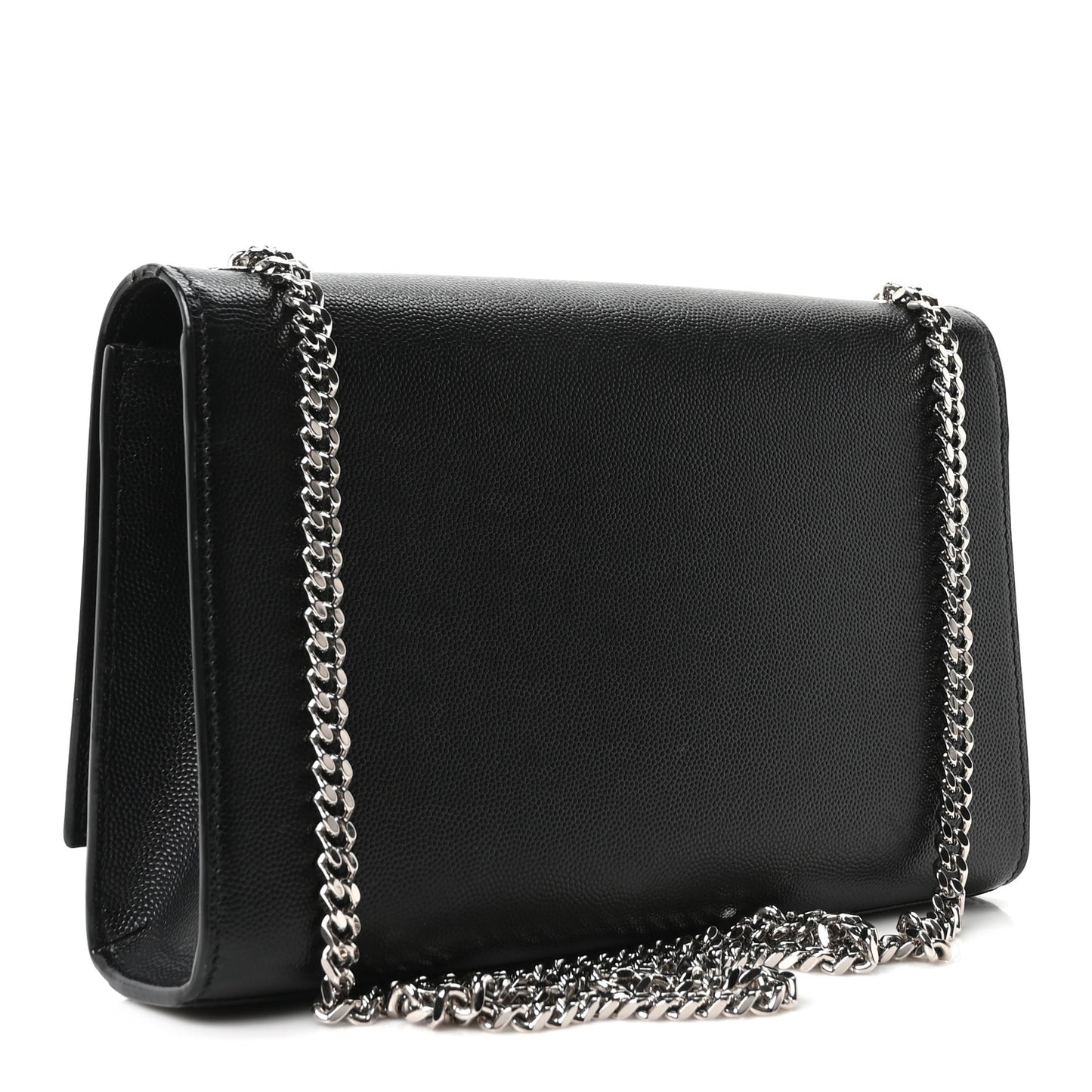 Grain De Poudre Medium Classic Monogram Kate Satchel Black