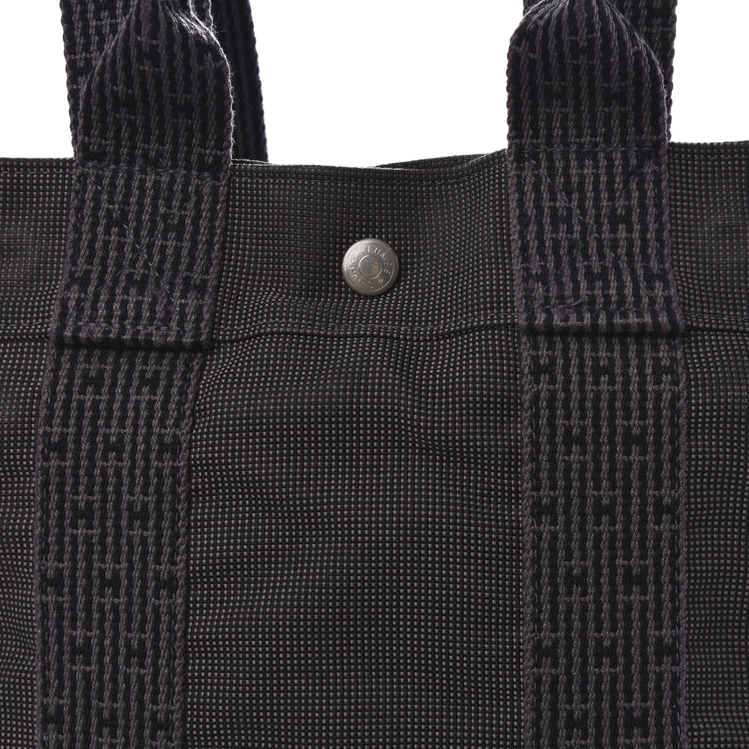Hermes Canvas Herline Backpack Grey 15 of 18