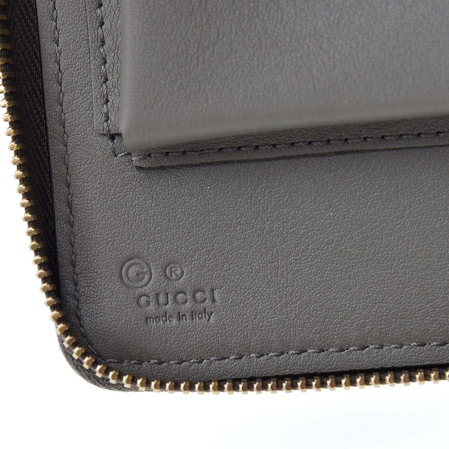 Gucci Soft Microguccissima Zip Around Top Handle Travel Wallet Loess 7 of 9