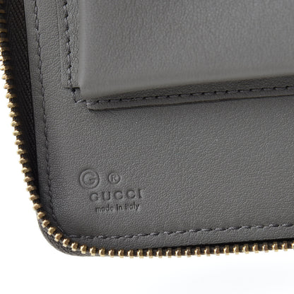 Gucci Soft Microguccissima Zip Around Top Handle Travel Wallet Loess 7 of 9