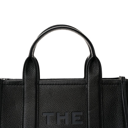 Marc Jacobs Grained Calfskin Small The Tote Bag Black 9 of 11