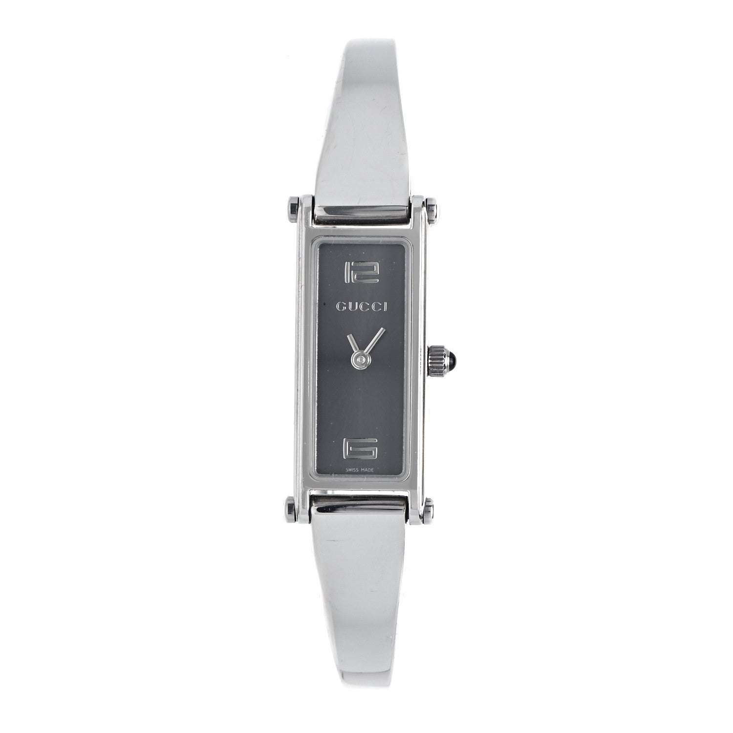 Gucci Stainless Steel 12mm 1500L Quartz Watch Grey 1 of 8