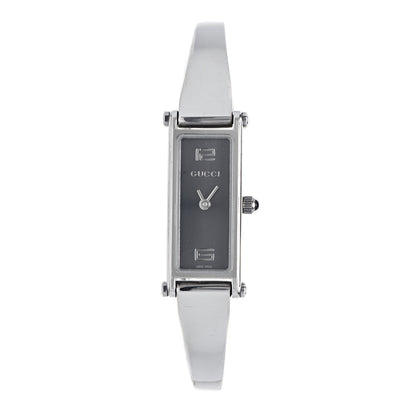 Gucci Stainless Steel 12mm 1500L Quartz Watch Grey 1 of 8