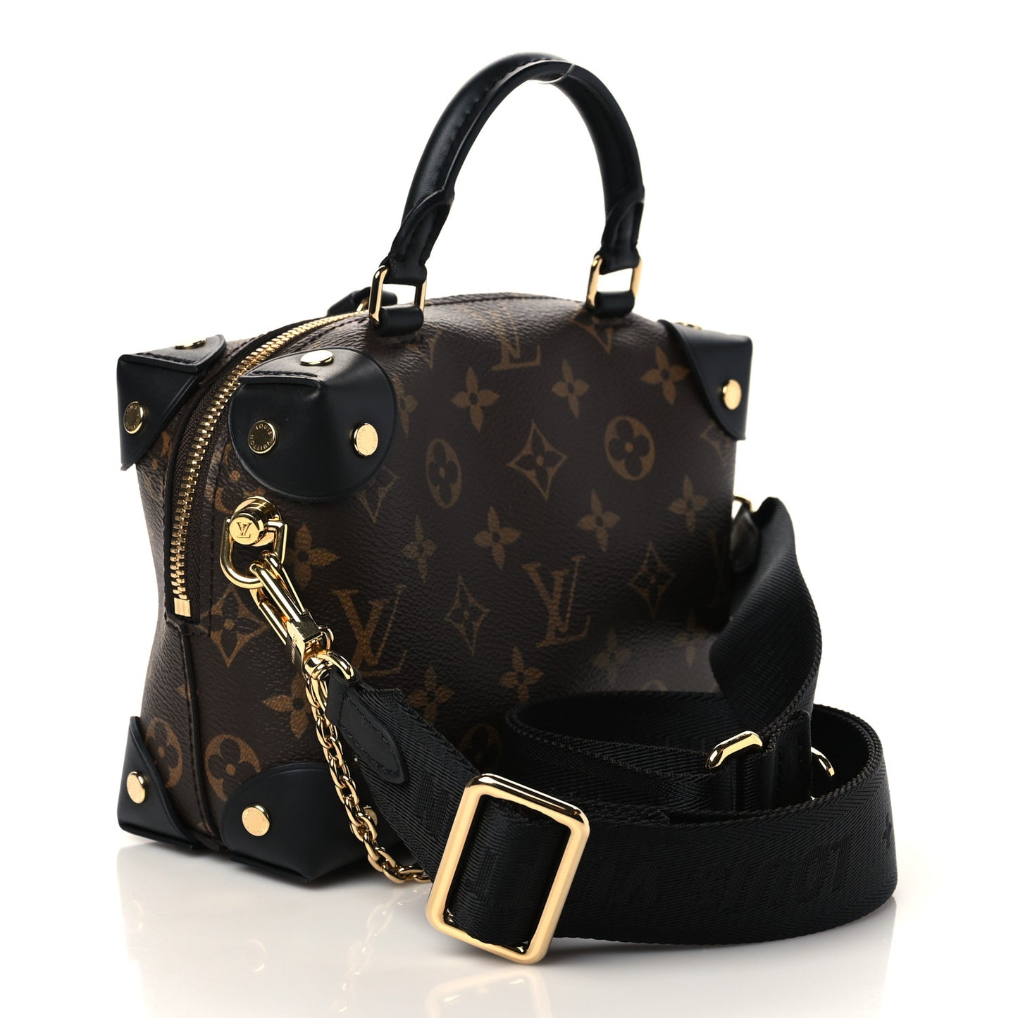 Monogram Petite Malle Souple Black