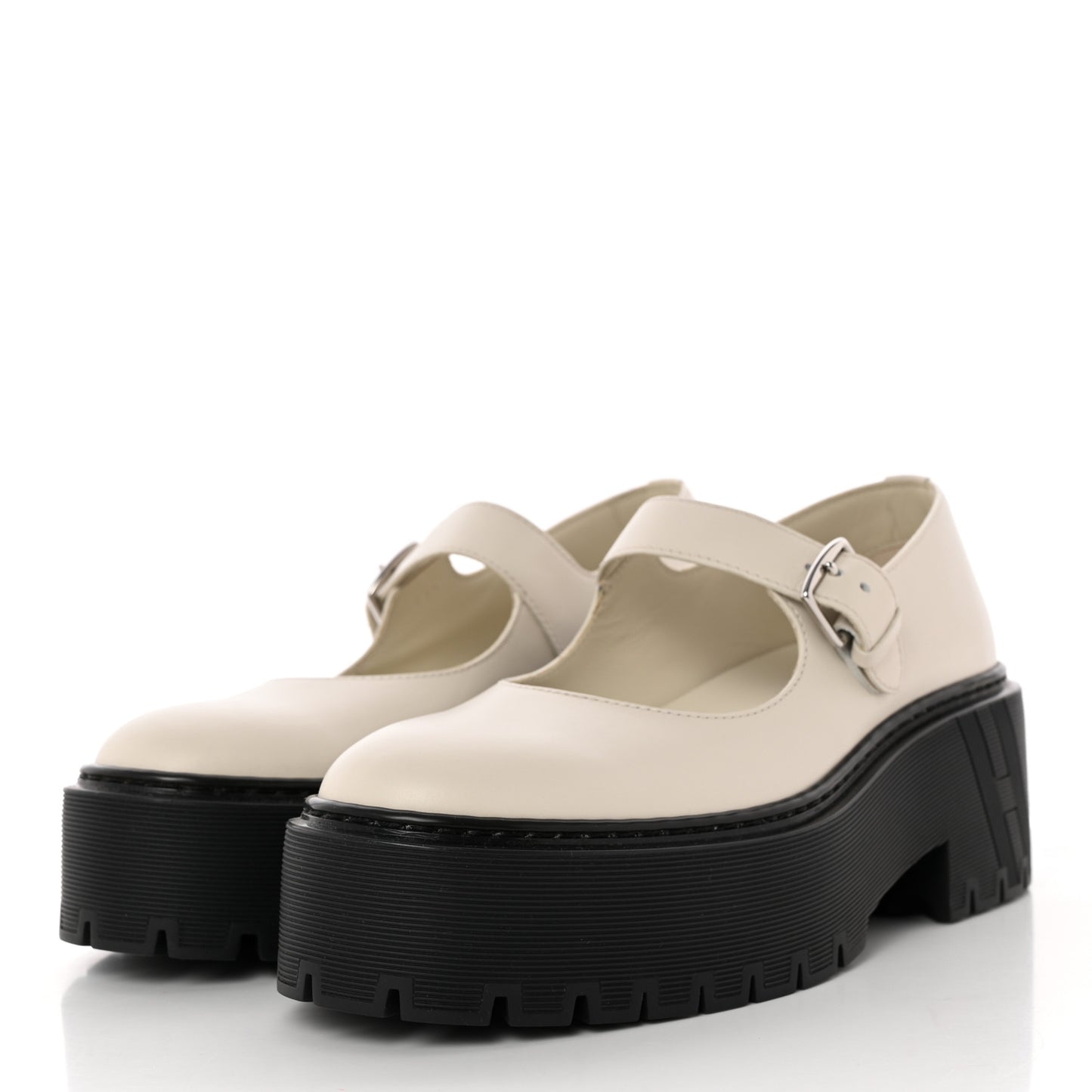 Calfskin Hoxton Oxford 36.5 Beige Glaise