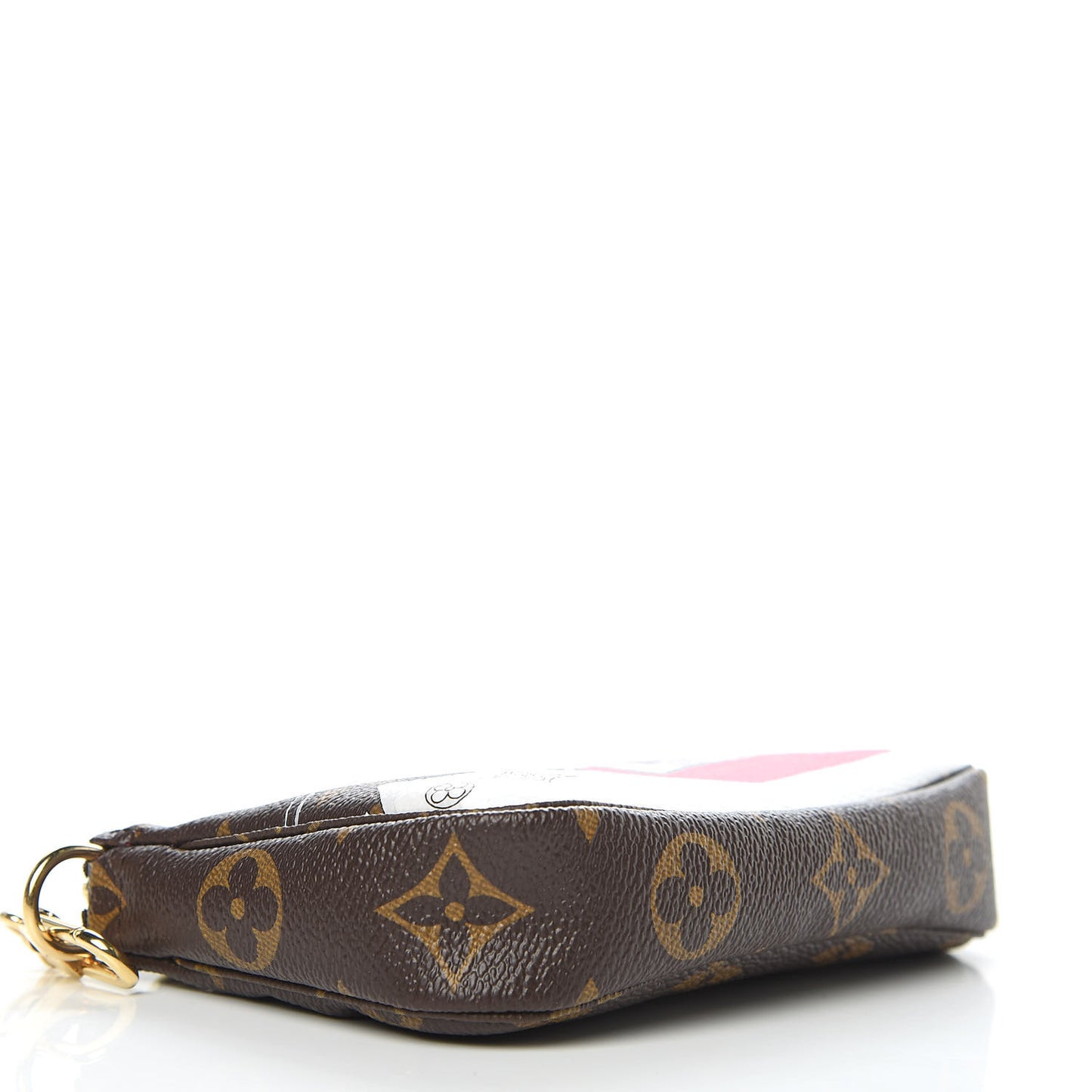 Monogram 2019 Christmas Animation Mini Courchevel Pochette Accessories Fuchsia