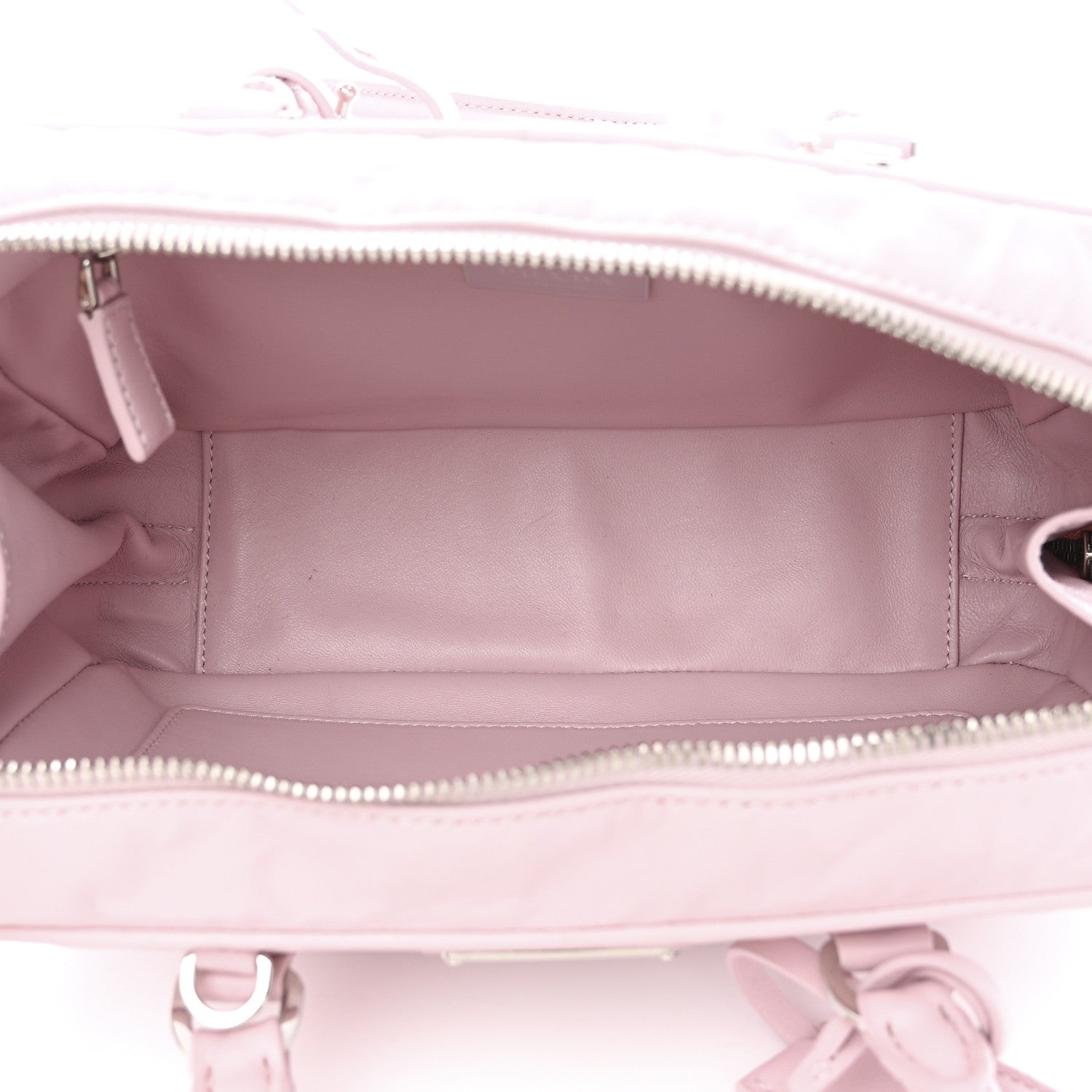 Prada Nappa Antique Medium Re-Edition 2001 Two Handle Bag Alabastro 5 of 16