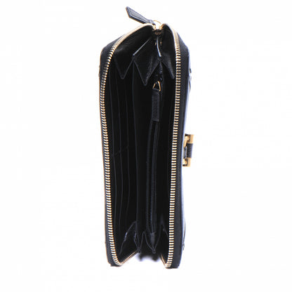 Saint Laurent Leather Muse Zip Around Wallet Black 5 of 8