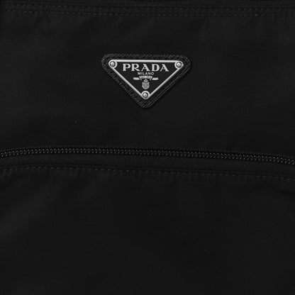 Prada Nylon Saffiano Flat Messenger Bag Black 8 of 10