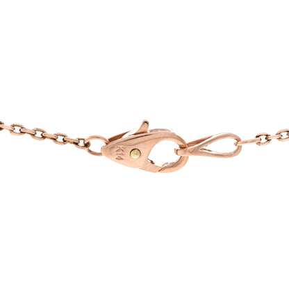 Parker & West by FASHIONPHILE 14K Rose Gold Diamond .75ctw Station Necklace 4 of 4