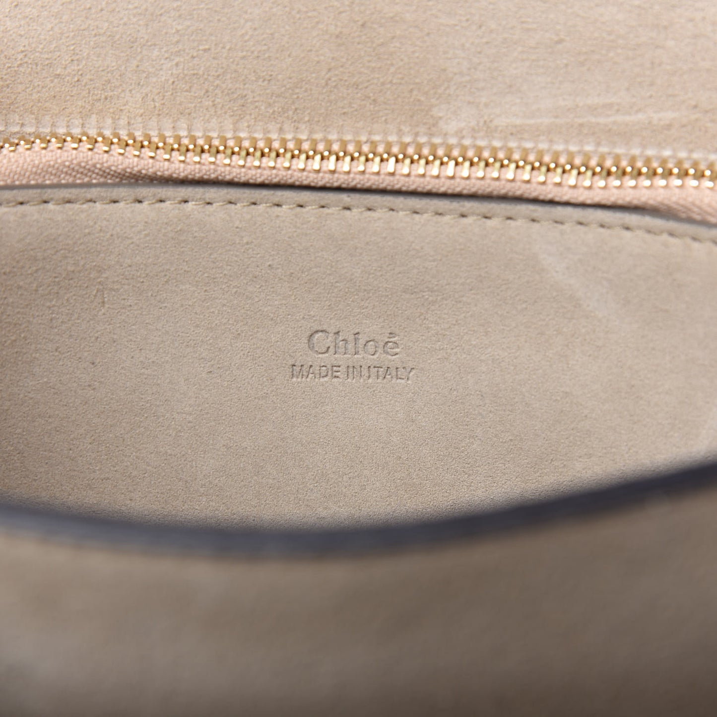 Calfskin Suede Medium Faye Shoulder Bag Cement Pink