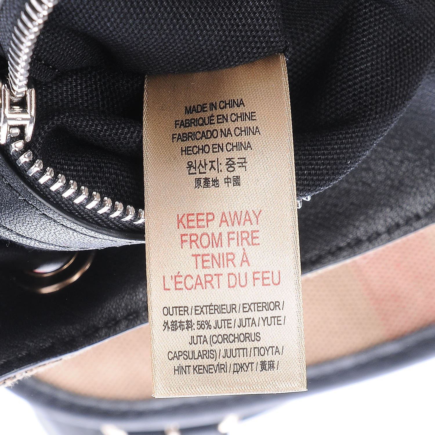 Burberry Canvas Mega Check Medium Rucksack Backpack Black 7 of 8