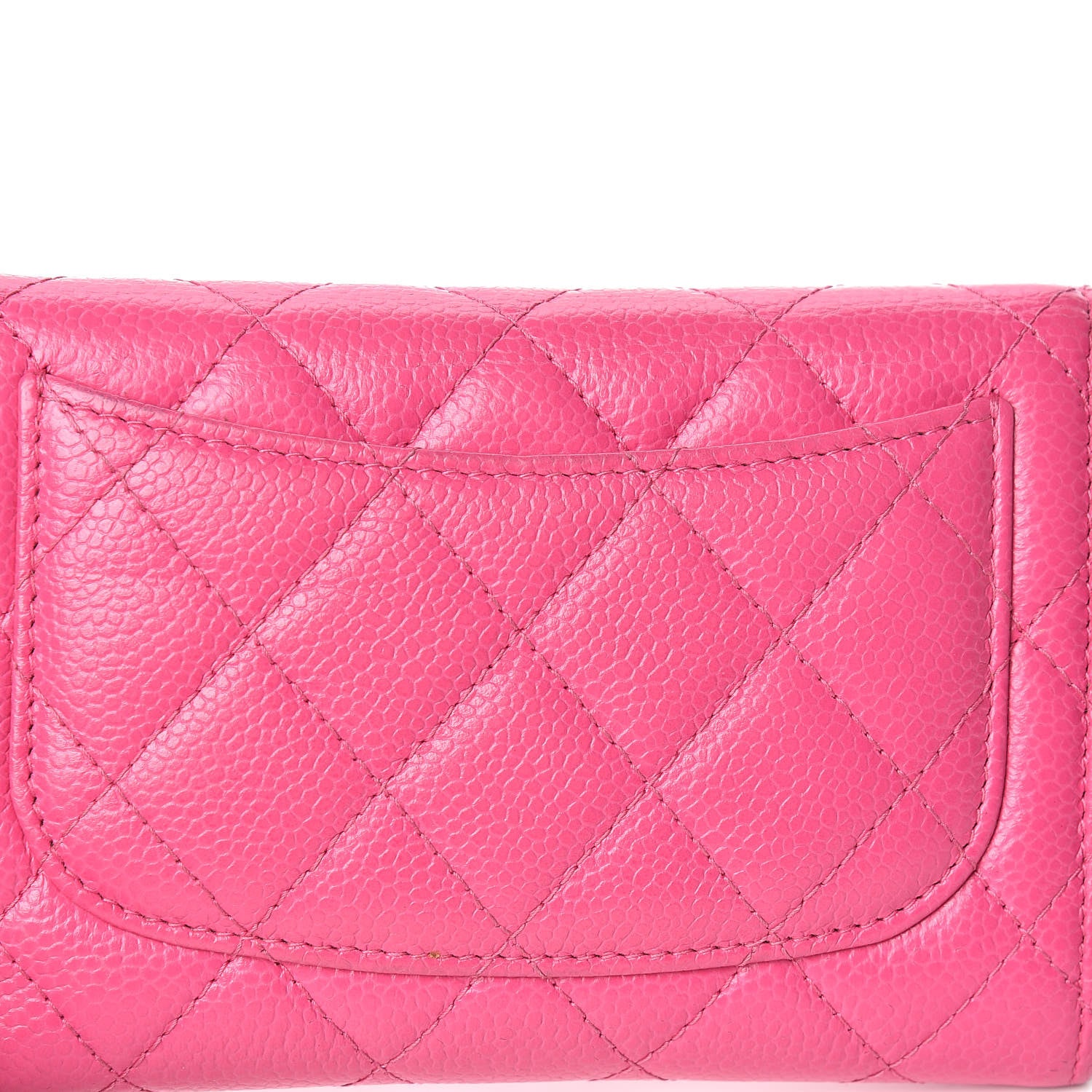 Chanel Caviar Quilted Small Flap Wallet Pink 19 of 22