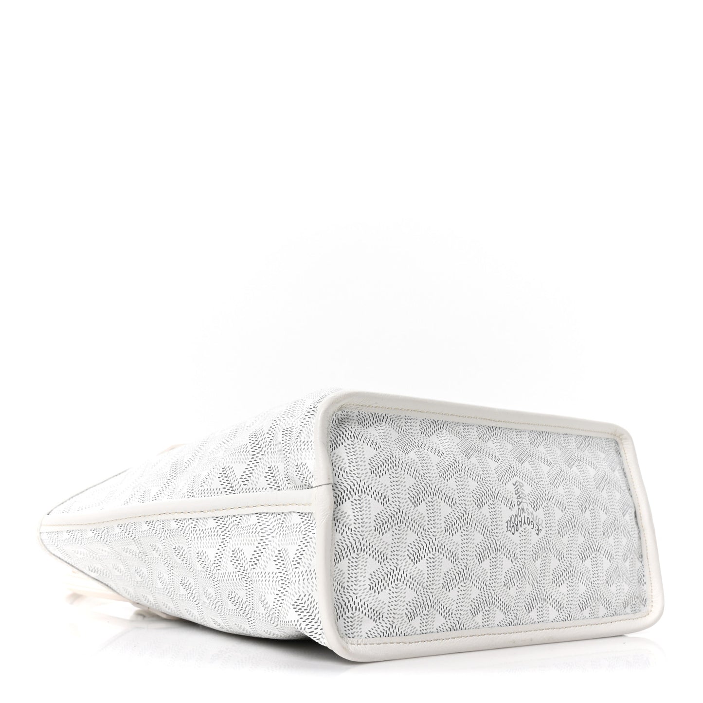 Goyardine Reversible Mini Anjou White