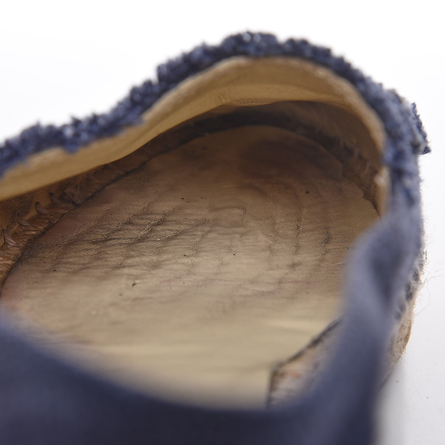 Chanel Linen CC Espadrilles 36 Blue Black 12 of 16