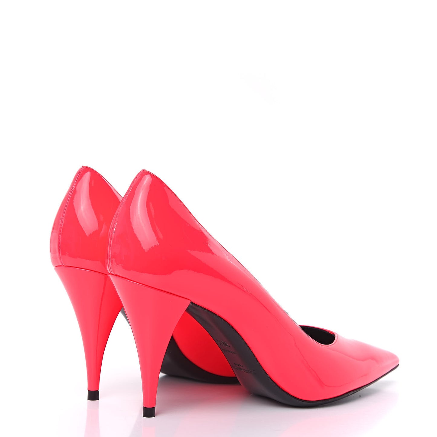 Patent Calfskin Kiki 85 Pumps 36.5 Fuxia Fluo