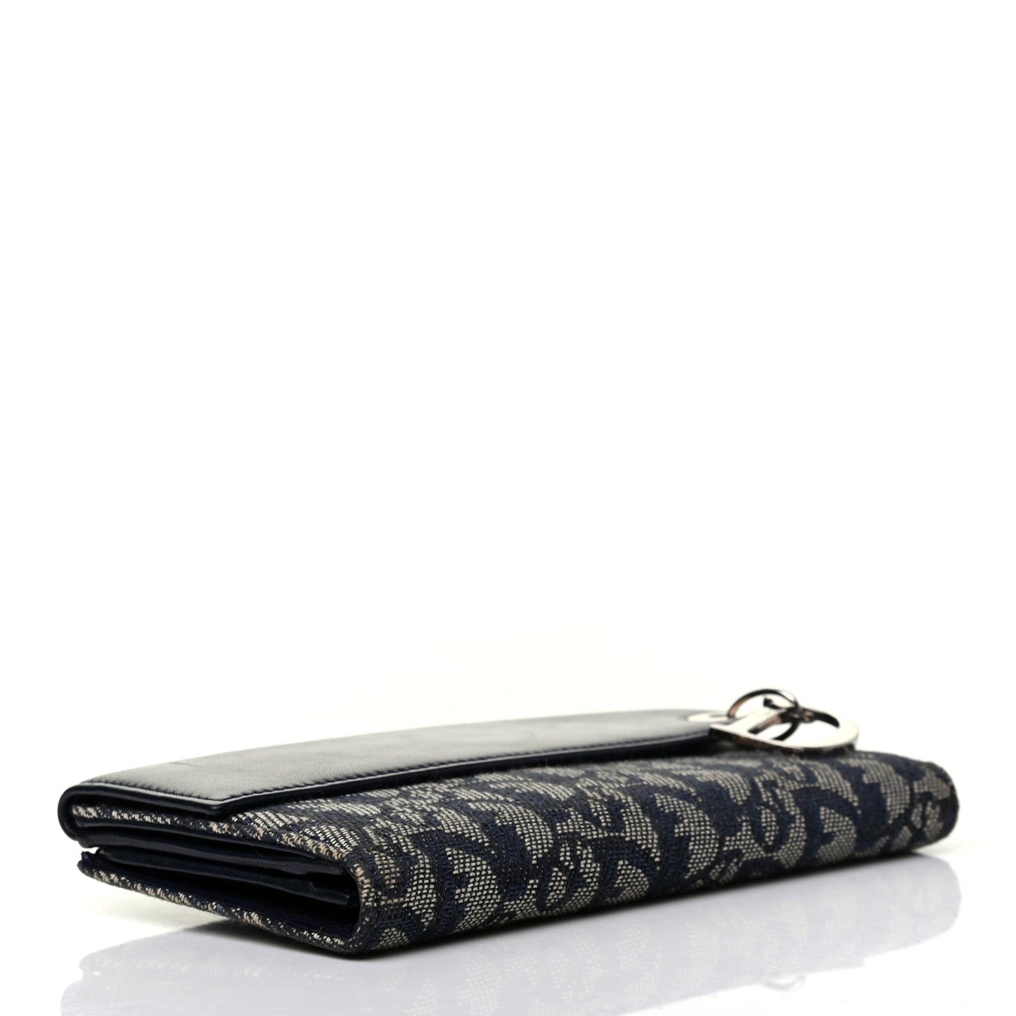 Monogram Calfskin D Continental Wallet Navy