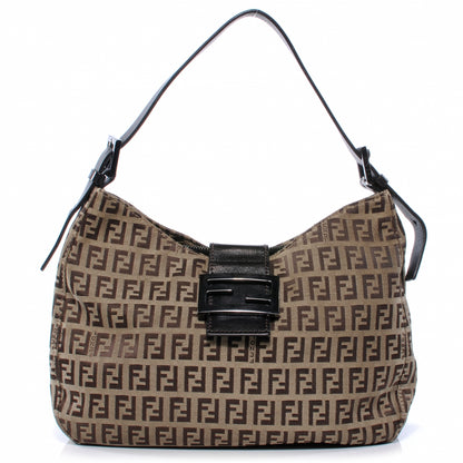 Fendi Zucchino Small Hobo Tobacco 1 of 10