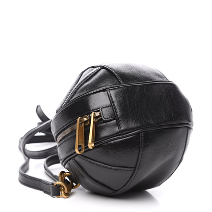 Gucci Piuma Lux Energy Mini Tifosa Basketball Shaped Shoulder Bag Black 3 of 8