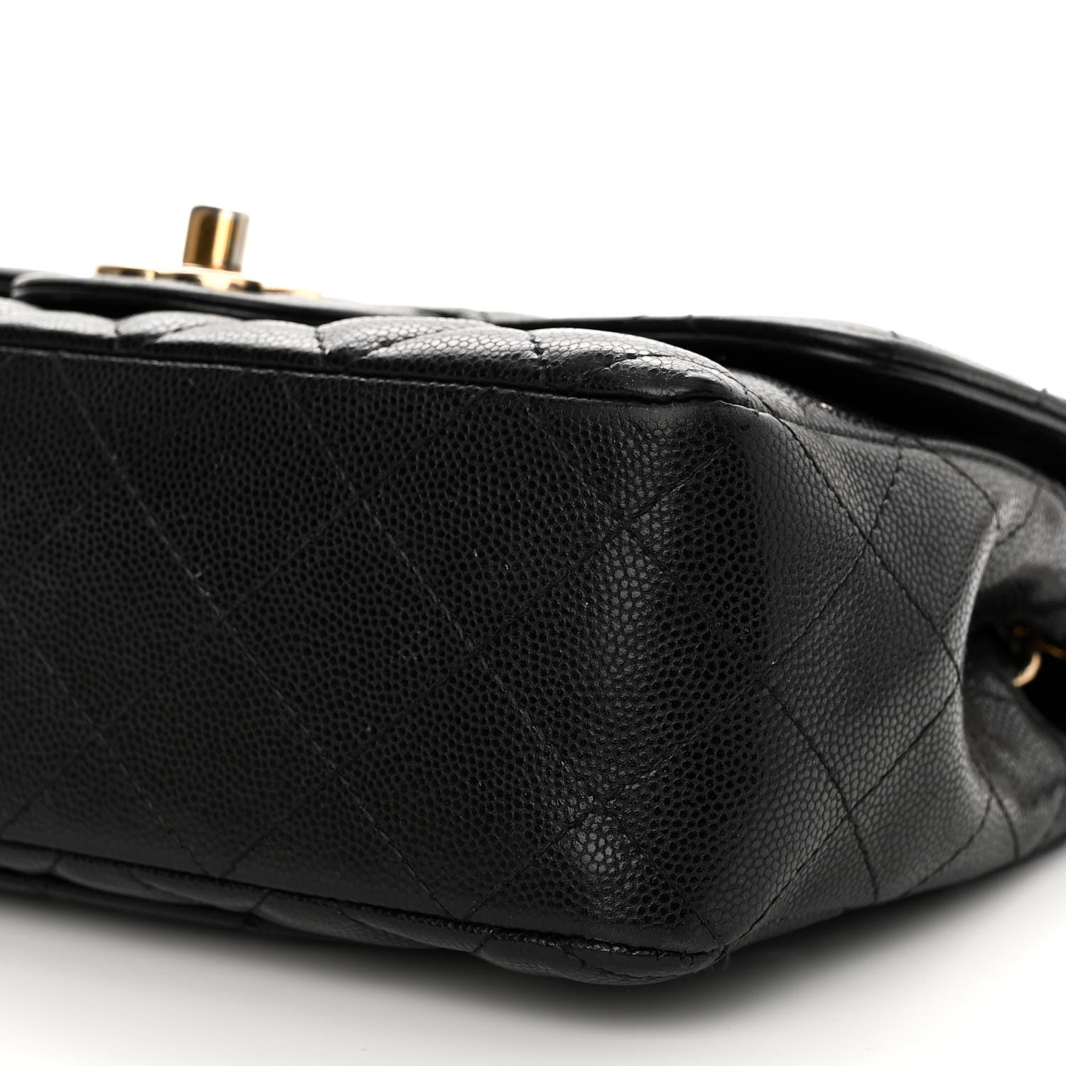 Chanel Caviar Quilted Mini Rectangular Flap Black 10 of 12