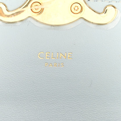 Celine Shiny Calfskin Mini Claude Soft Blue 6 of 10