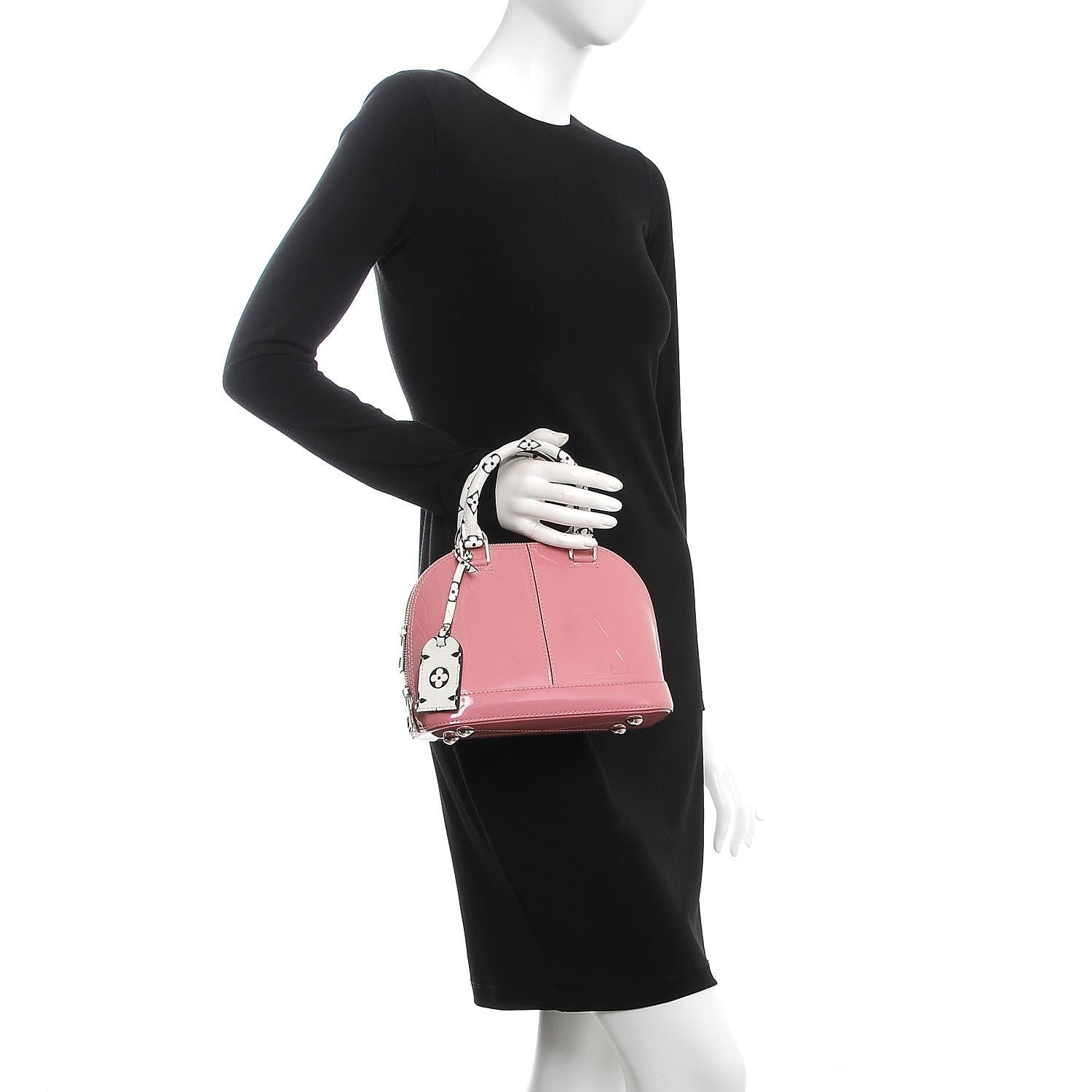 Louis Vuitton Patent Monogram Alma BB Rose Blush 3 of 8