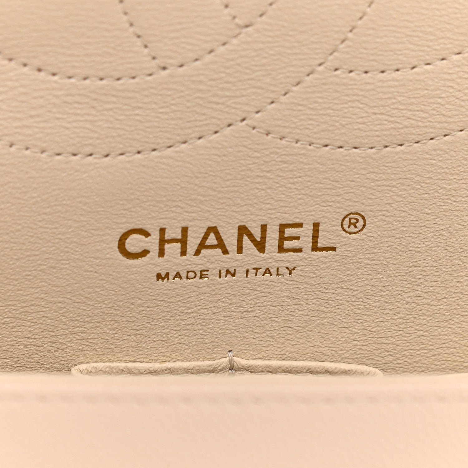 Chanel Caviar Quilted Jumbo Double Flap Beige Clair 6 of 9