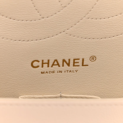 Chanel Caviar Quilted Jumbo Double Flap Beige Clair 6 of 9