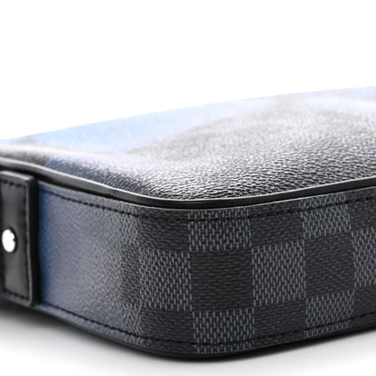 Louis Vuitton Giant Damier Graphite Alpha Messenger Bag Navy 9 of 10