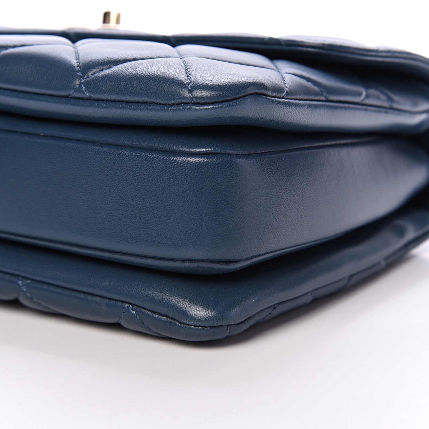 Chanel Lambskin Quilted Small Trendy CC Flap Dual Handle Bag Blue 9 of 11