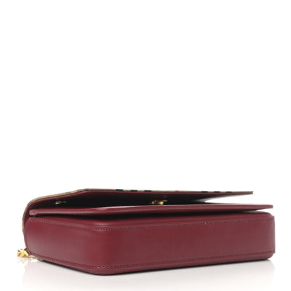 Burberry Calfskin Vintage Check Hayes Crossbody Parade Red 4 of 11