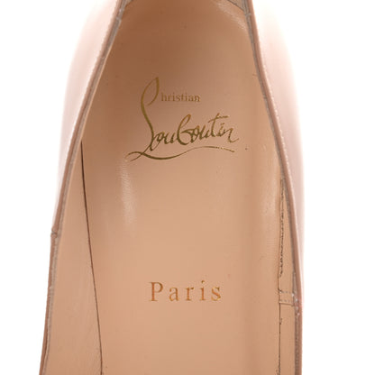 Christian Louboutin Patent So Kate 120 Pumps 40 Nude 6 of 17