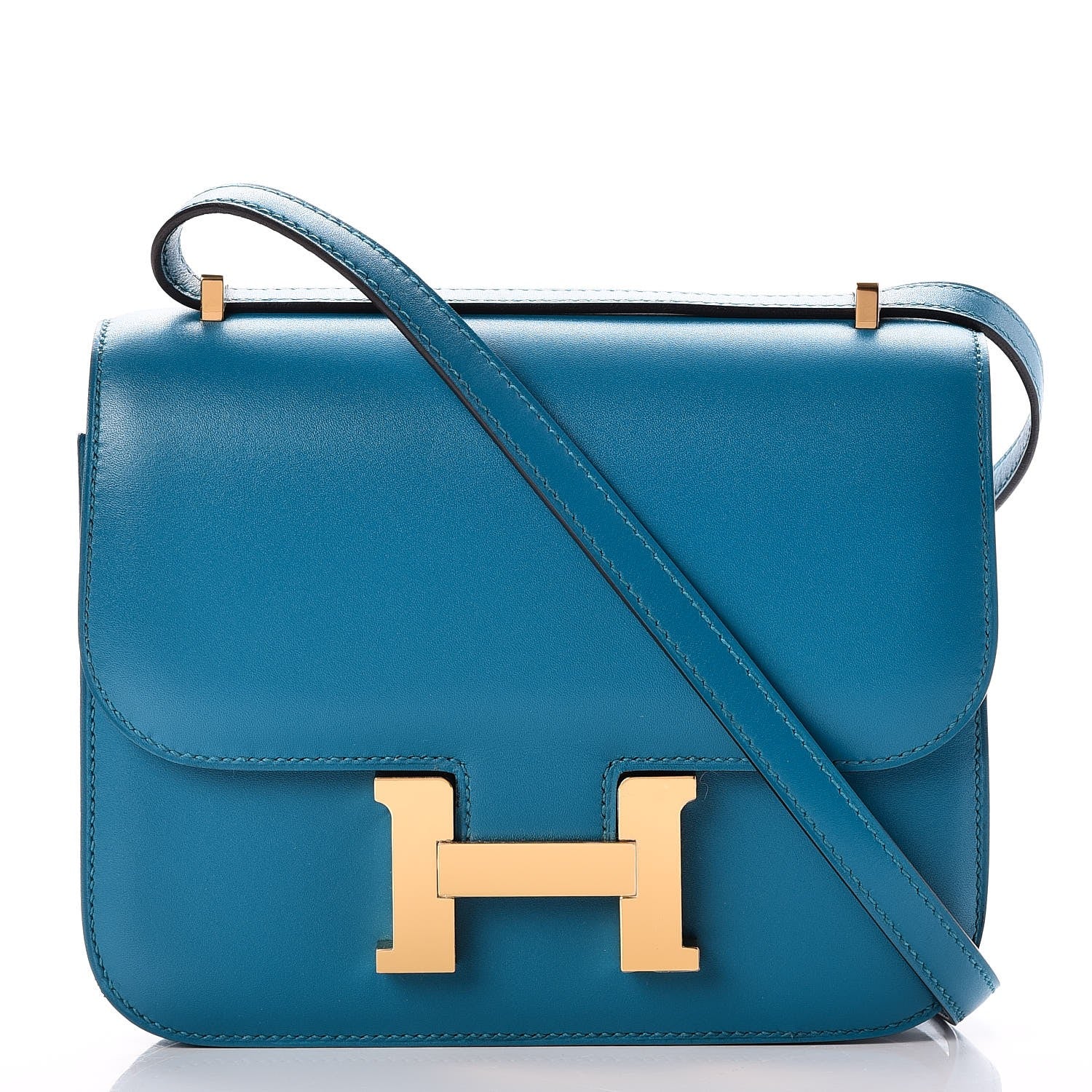Hermes Tadelakt Constance 18 Bleu Izmir 1 of 17