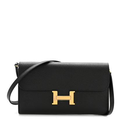 Hermes Epsom Constance Wallet To Go Black 1 of 16