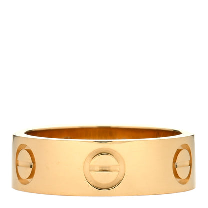 Cartier 18K Yellow Gold 5.5mm LOVE Ring 49 5 1 of 5