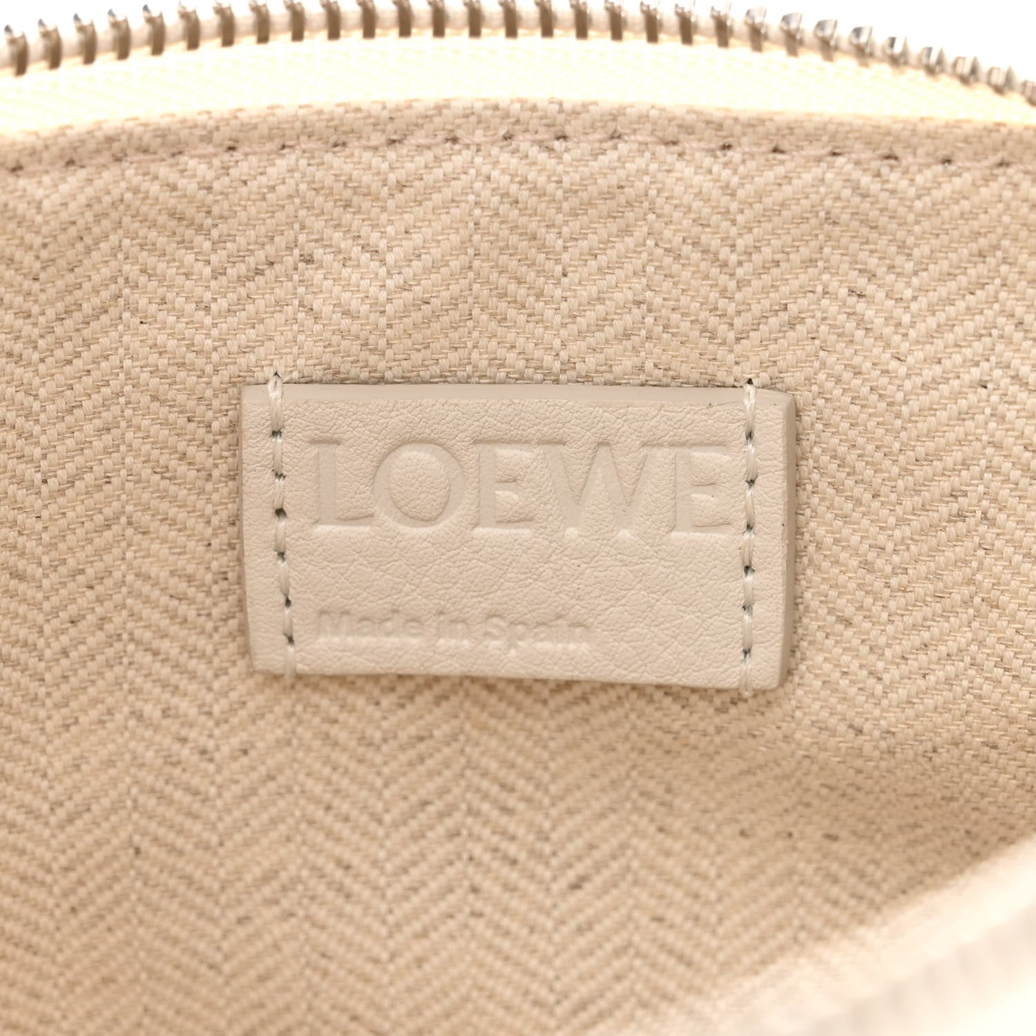 Loewe Calfskin Mini Hammock Hobo Soft White 6 of 11