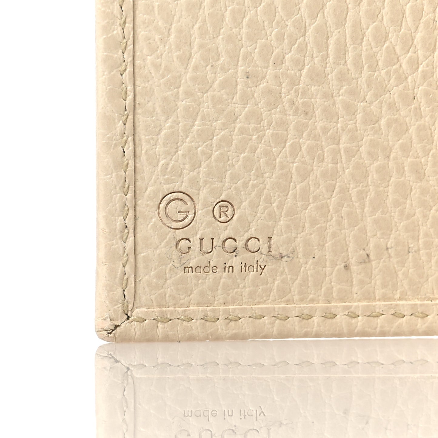 Dollar Calfskin Interlocking G French Wallet Ivoire