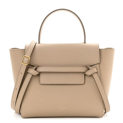 Celine Grained Calfskin Nano Belt Bag Light Taupe 1 of 9