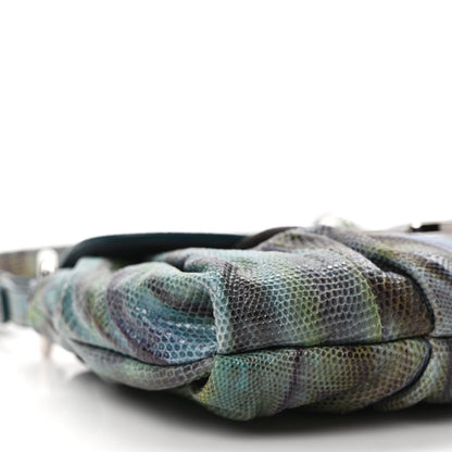 Prada Snakeskin Alligator Shoulder Flap Bag Voyage 8 of 9