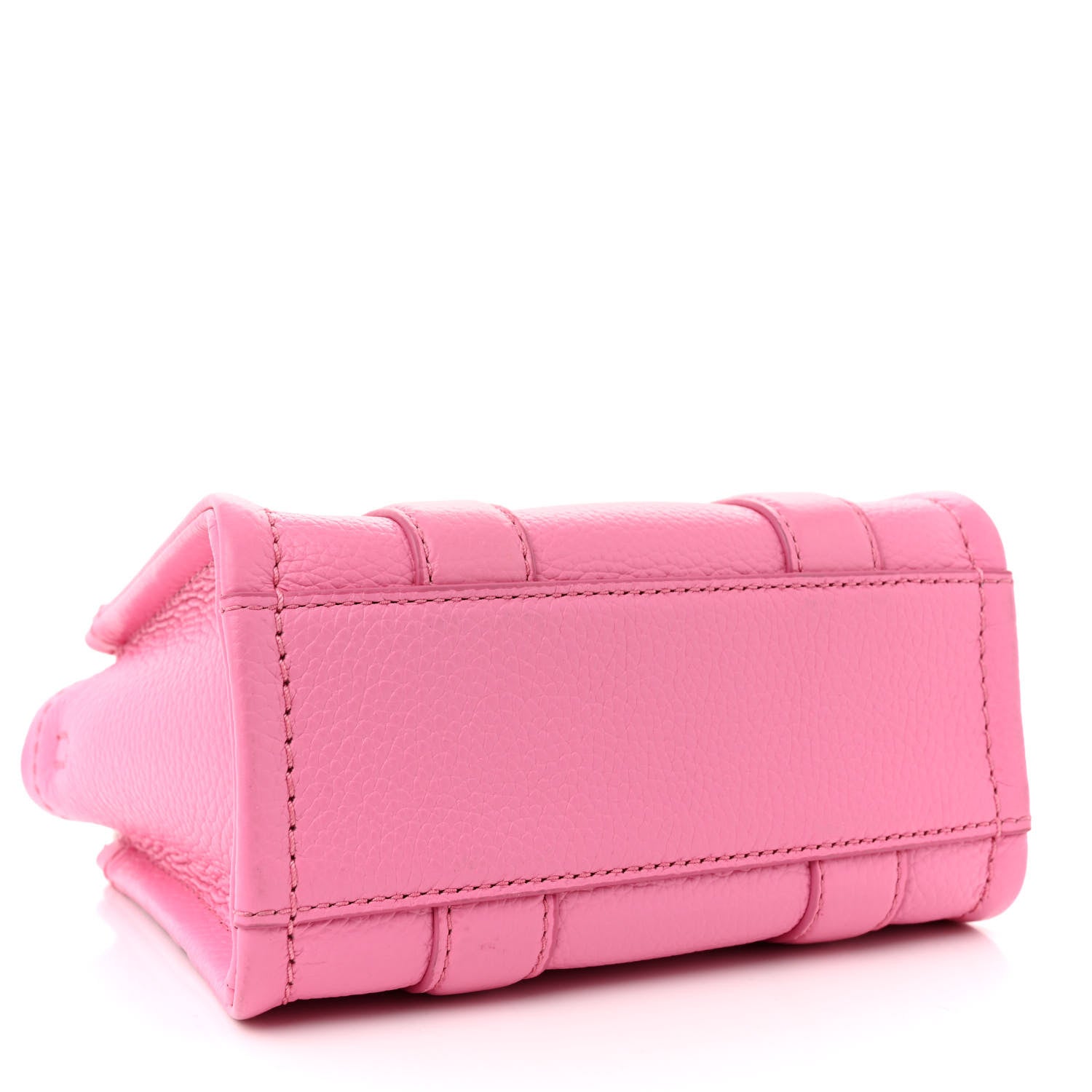 Marc Jacobs Grained Calfskin Mini The Tote Bag Candy Pink 4 of 12