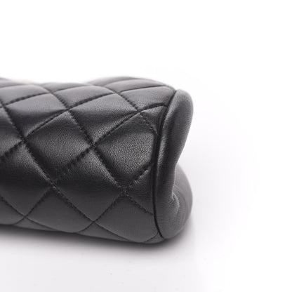 Chanel Lambskin Quilted Timeless Clutch Black 9 of 9