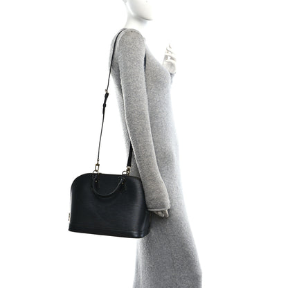 Louis Vuitton Epi Alma PM Black 2 of 9