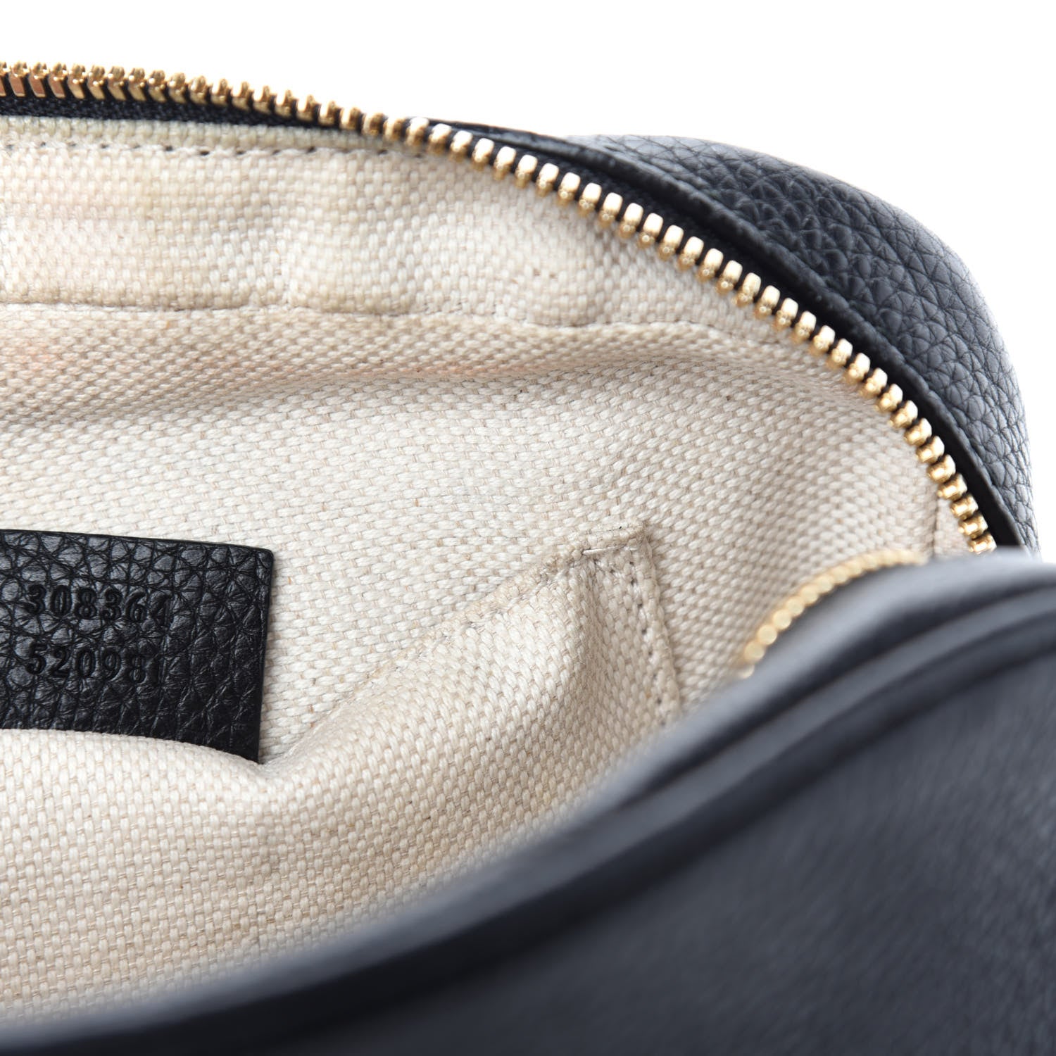 Gucci Pebbled Calfskin Small Soho Disco Bag Black 9 of 10