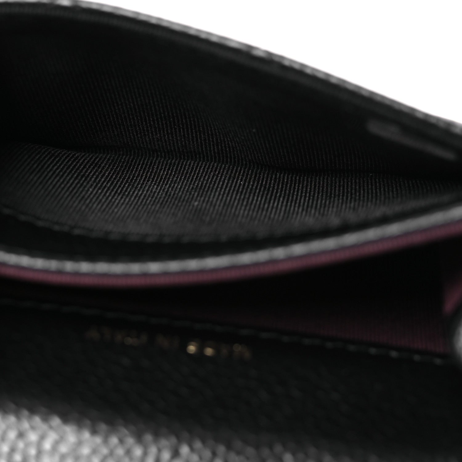 Chanel Caviar Quilted Flap Card Holder Wallet Black 6 of 12